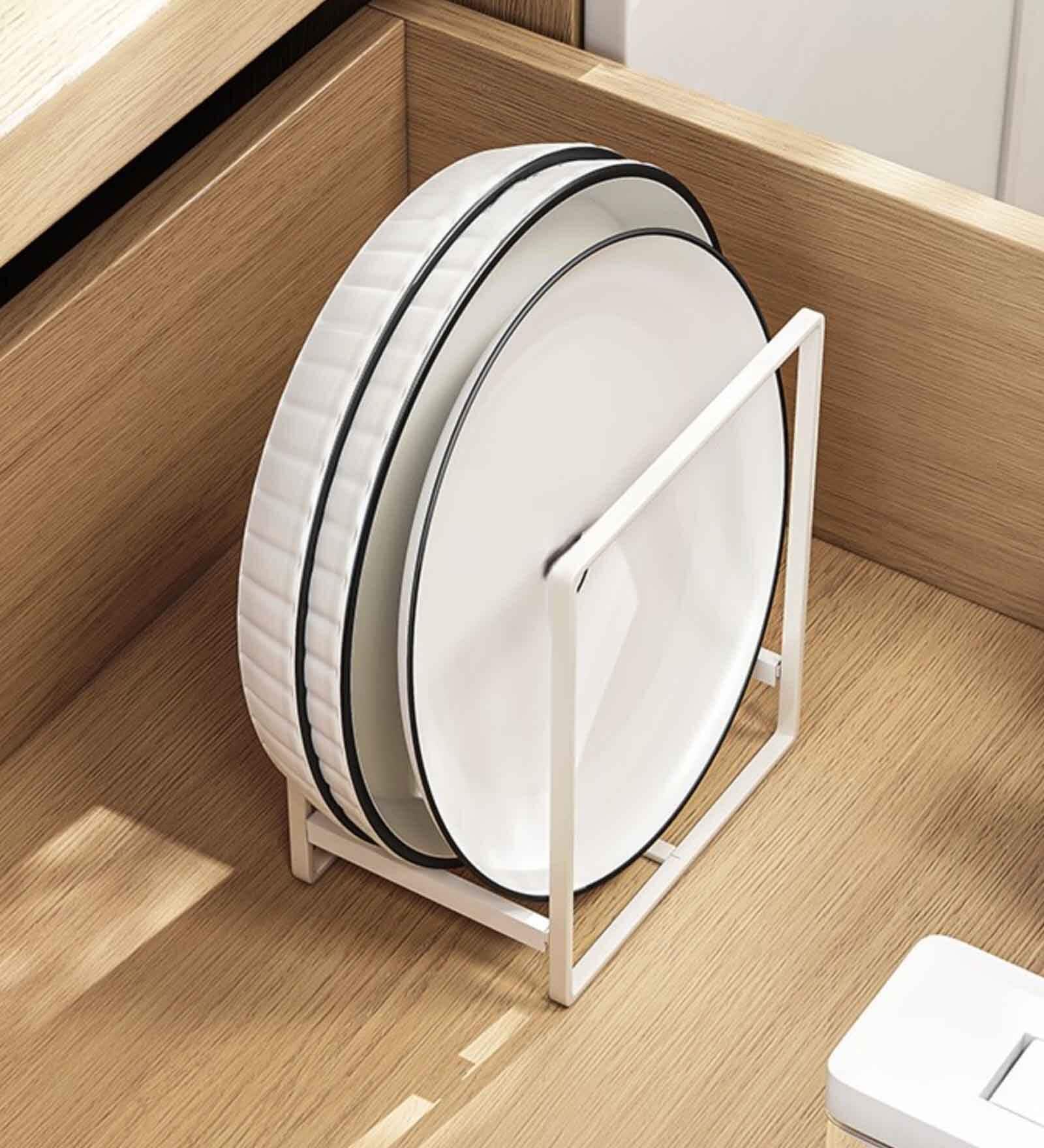 White Carbon Steel Plate Stand