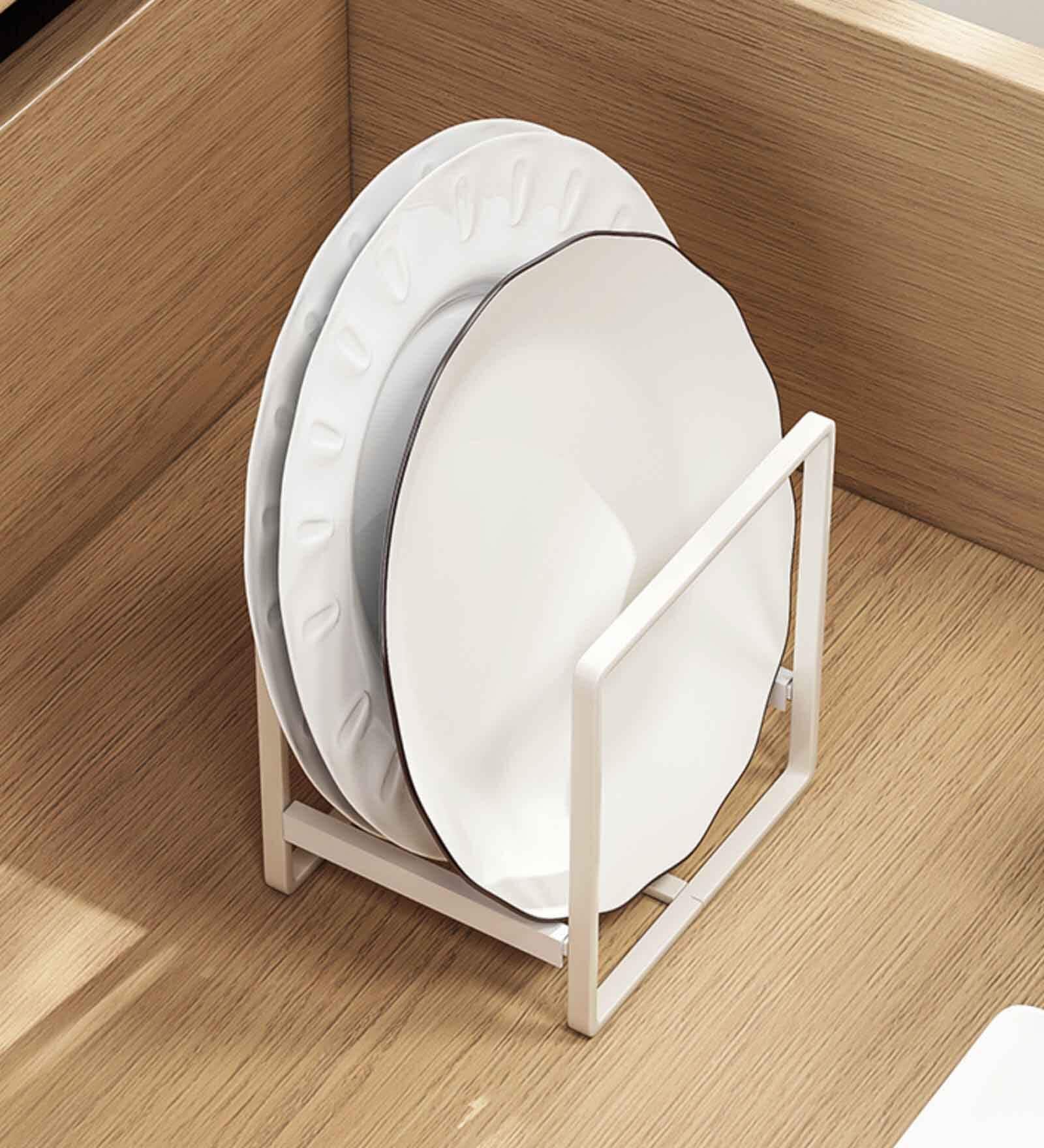 White Carbon Steel Plate Stand