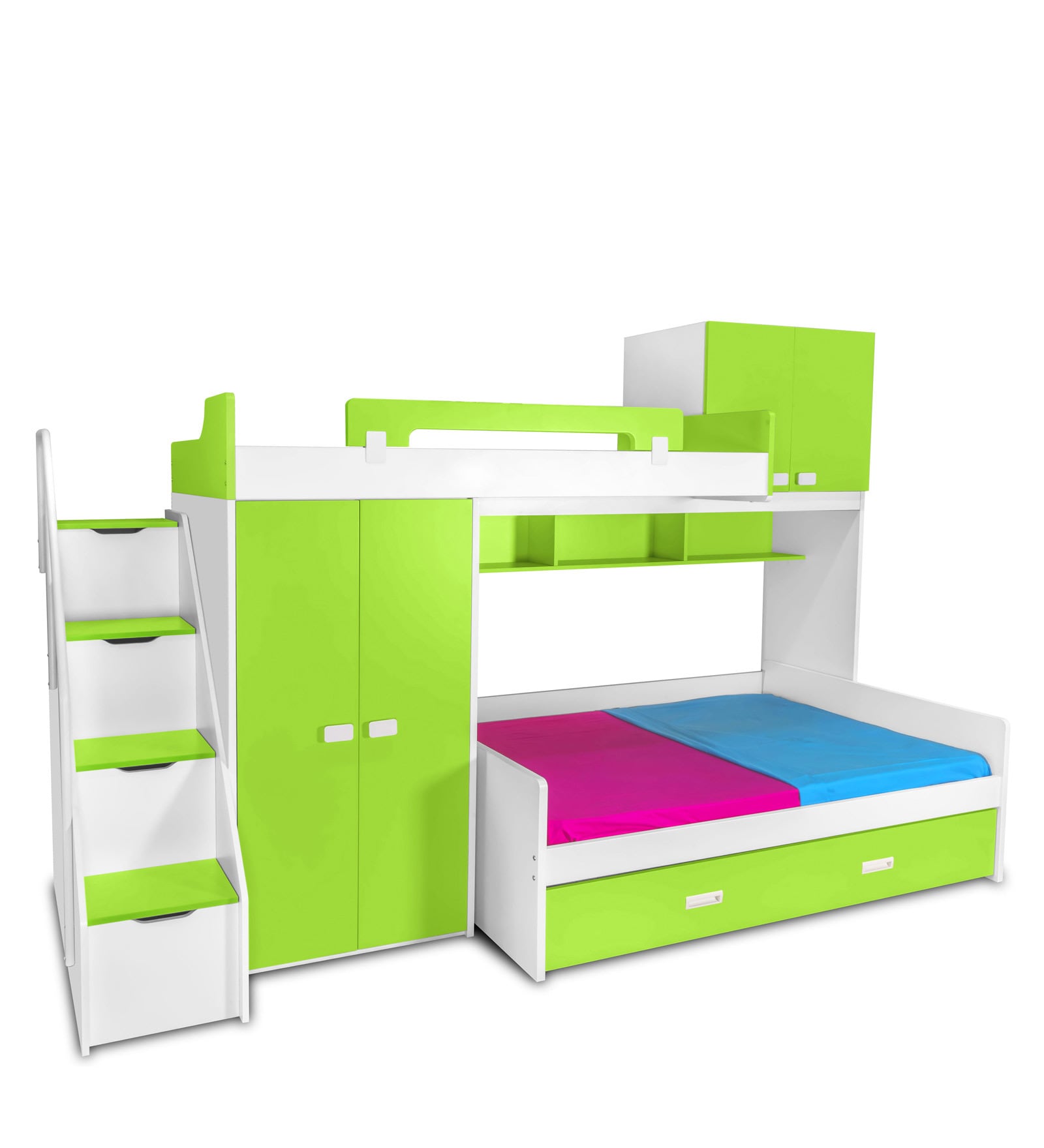 Play Bunk Bed in Green Colour