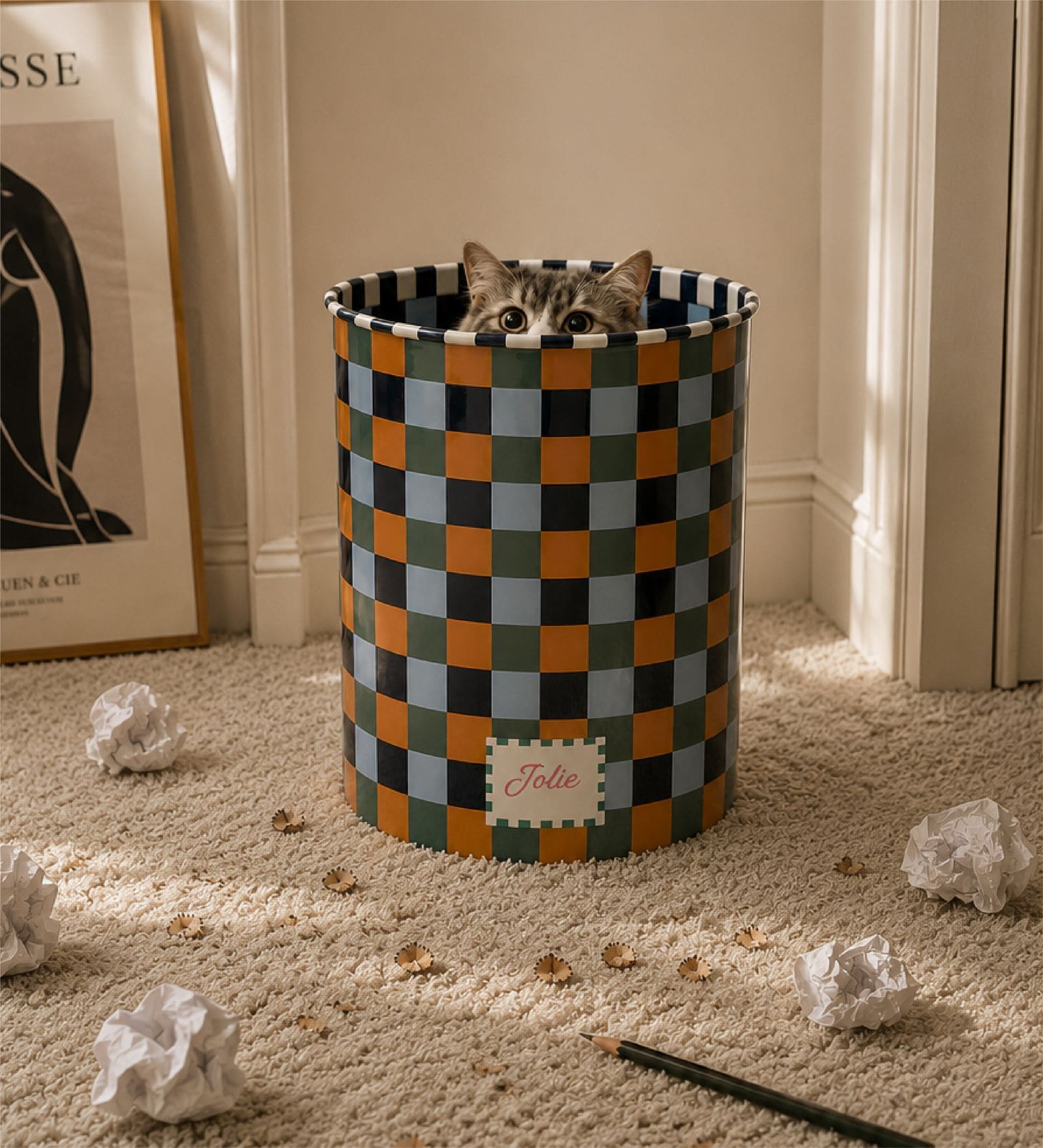 Play Check Tin Dustbin