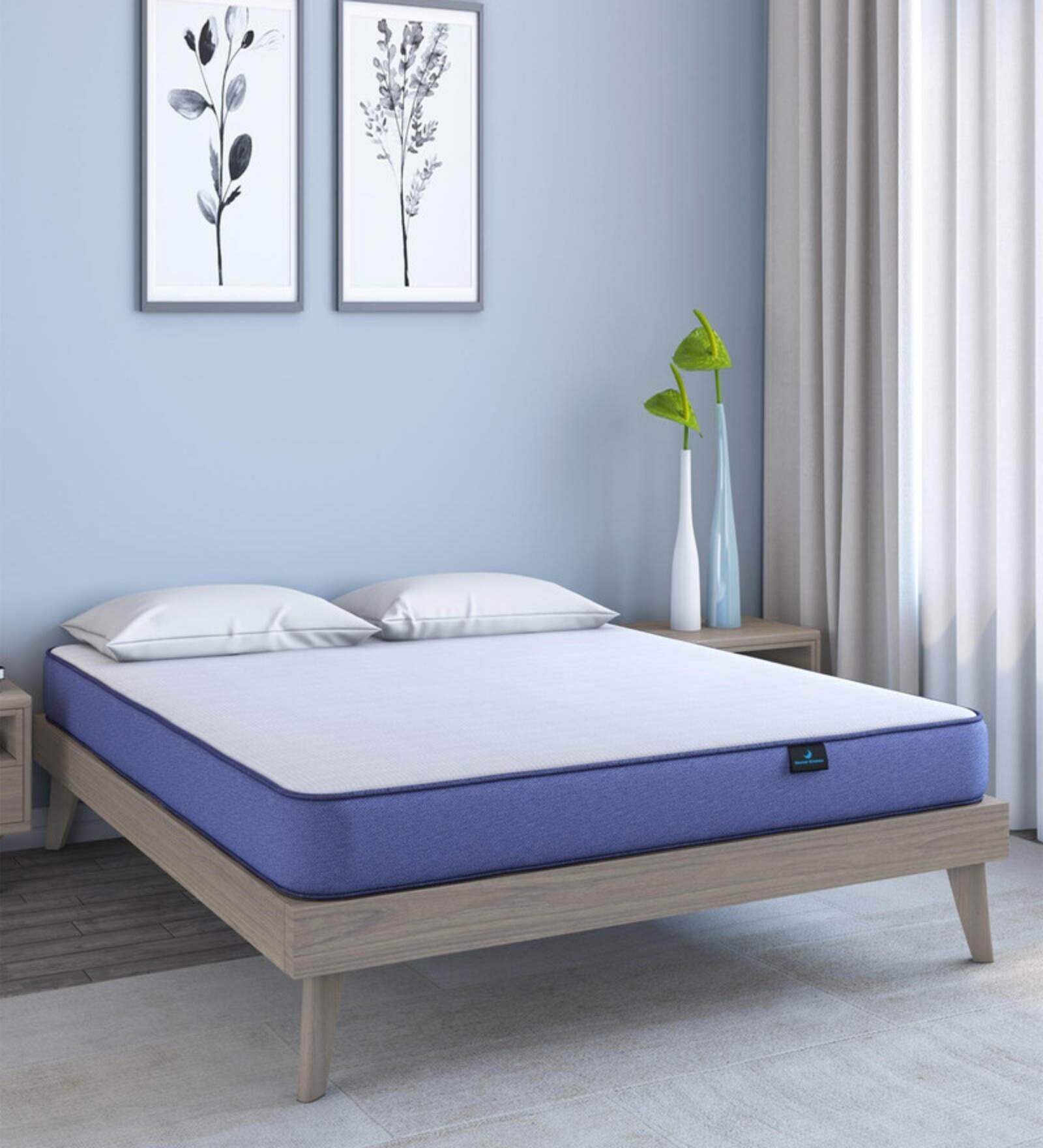 Buy Plus Orthopedic 6 Inch (78x60) PU & Memory Foam Queen Size Mattress