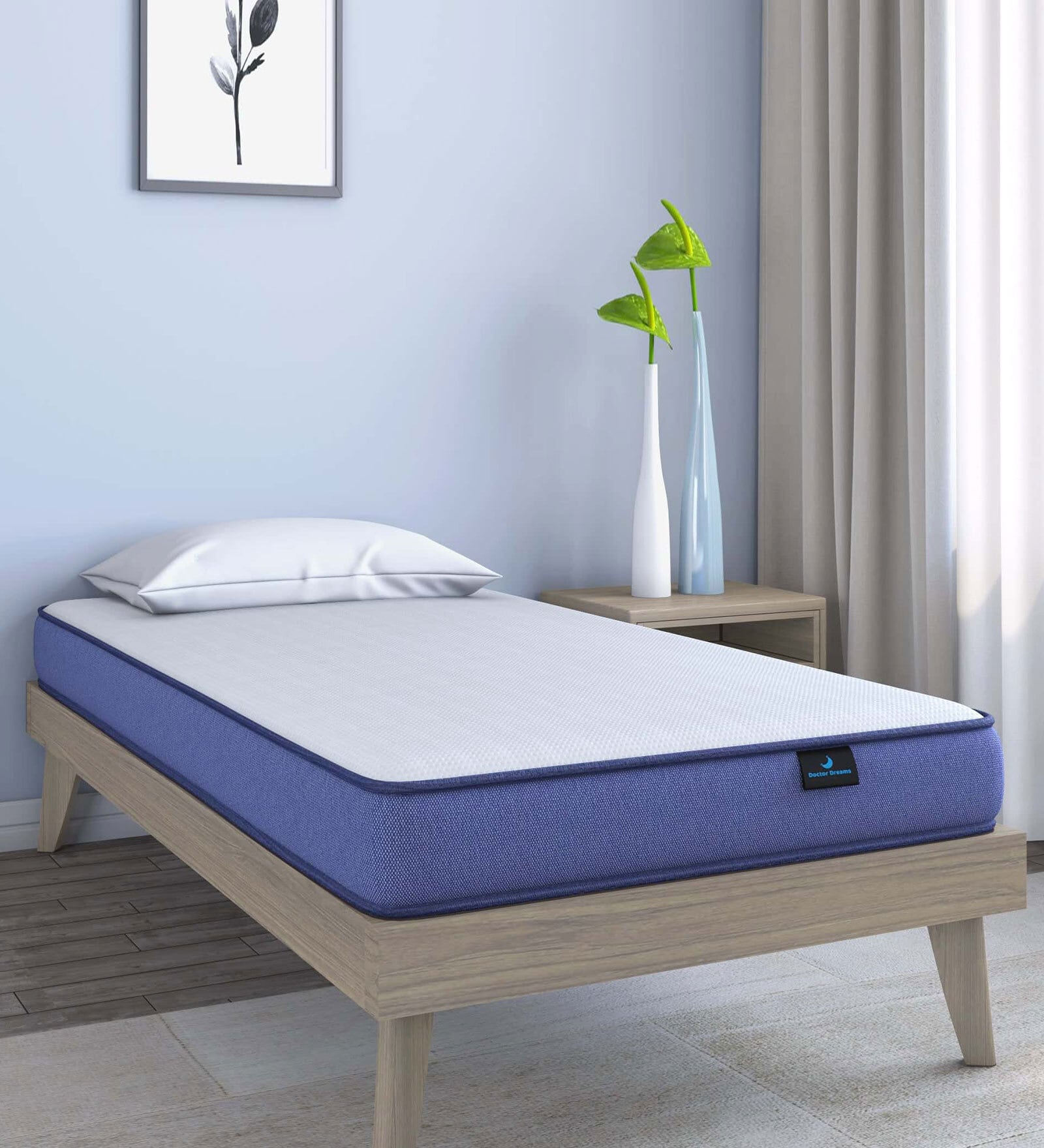 Buy Plus 6 Inch Memory Foam Orthopedic Single Size Mattress By Doctor