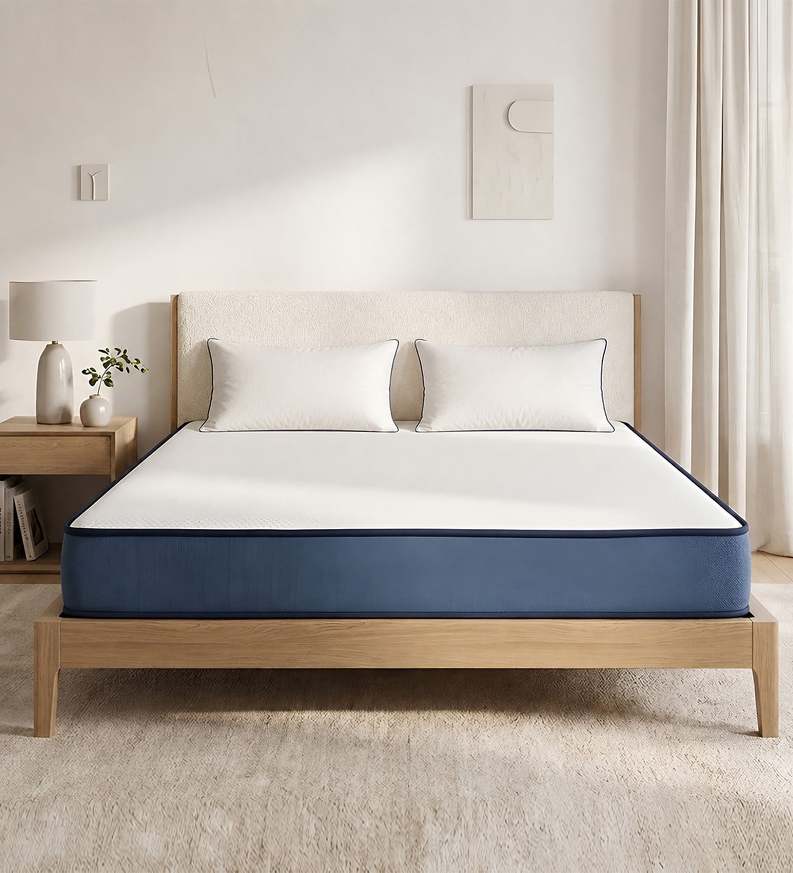 Plus Orthopedic 10 Inches PU & Memory Foam King Size Mattress Plus Orthopedic 10 Inches PU & Memory Foam King Size Mattress