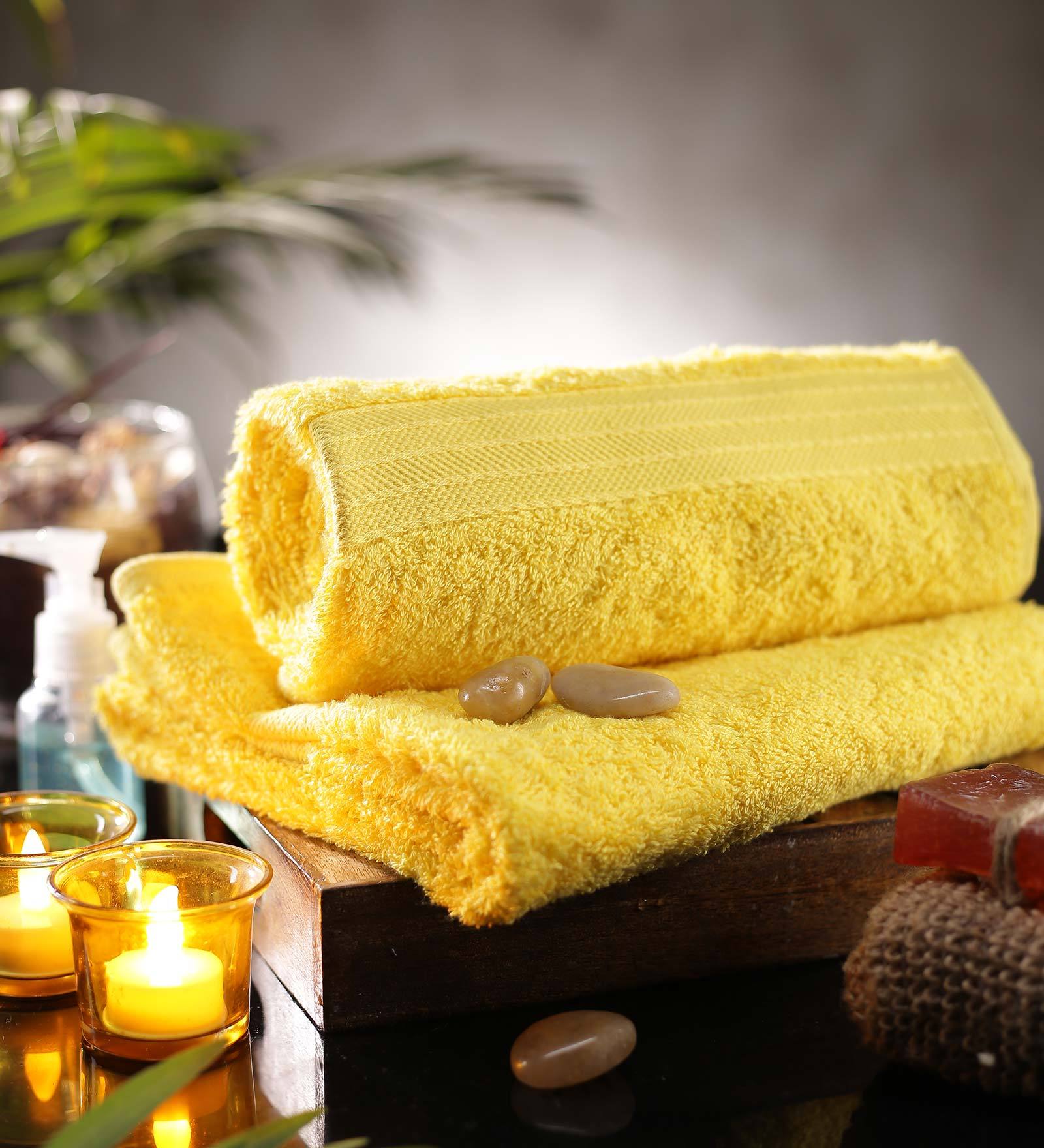 Plush Egyptian 150 GSM Cotton Hand Towels (Set of 2)