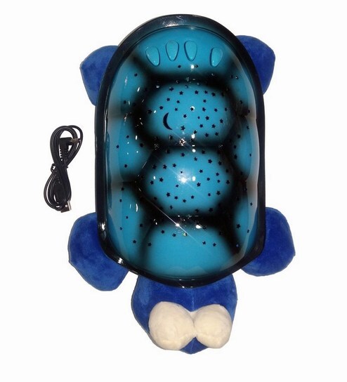 Star Night Light Projector Snail With Music In Blue Colour By Planet Of Toys