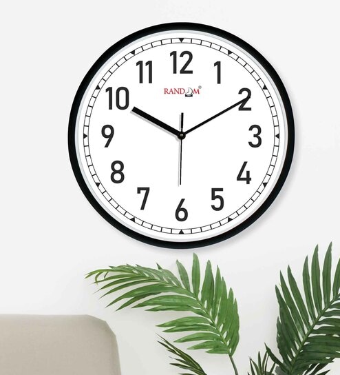 Plastic 12 Inch Wall Clock