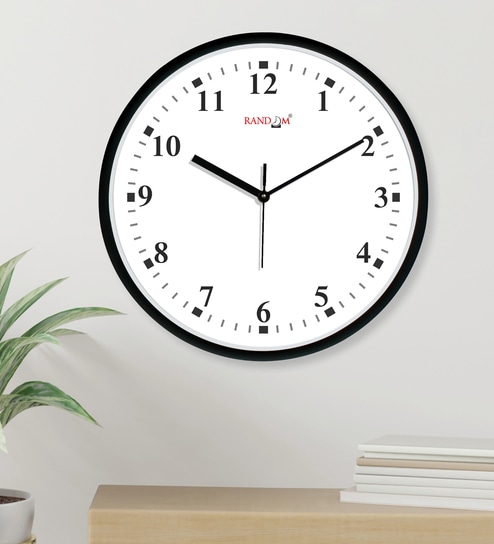 Plastic 12 Inch Wall Clock
