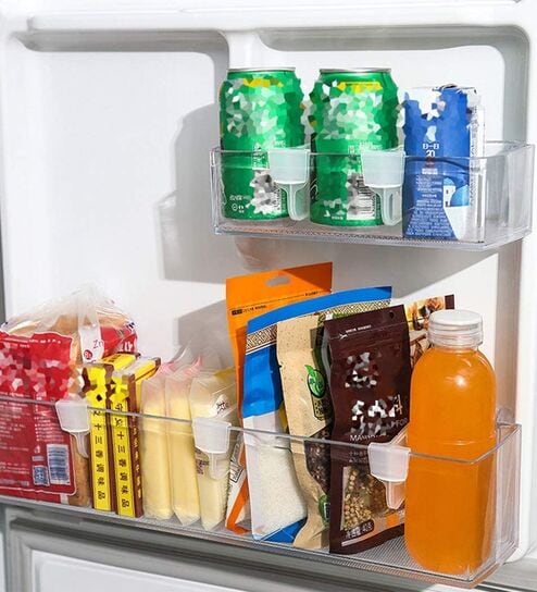 (Pack of 10) Plastic Storage Baskets Space allocator