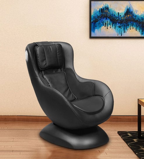 Buy Pleasure Lounge Chair In Black Colour By Home Online Full