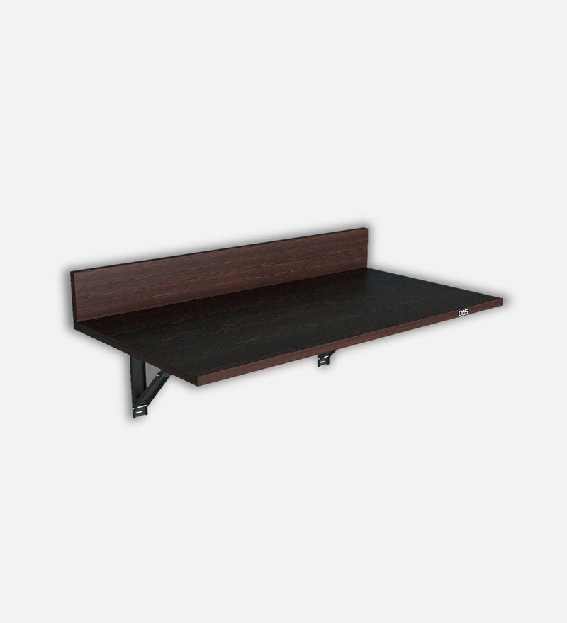 Buy Placido Wall Mounted Table in Flowery Wenge Finish by Das Online
