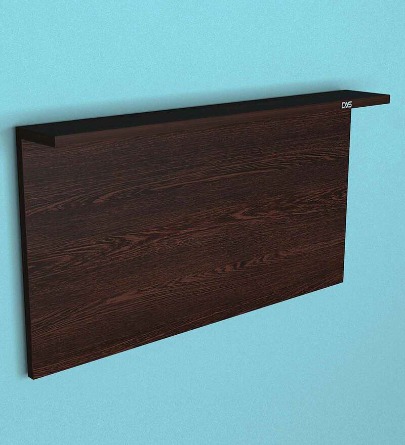 Buy Placido Wall Mounted Table in Flowery Wenge Finish by Das Online