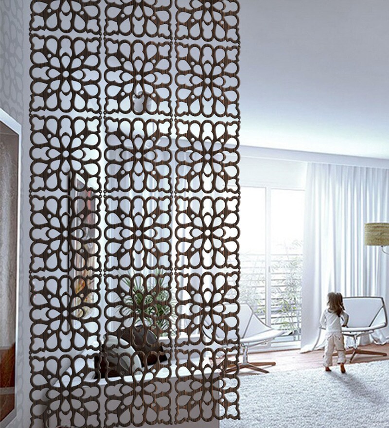 Buy Acrylic Hanging Room Divider in Brown Colour by Planet ...