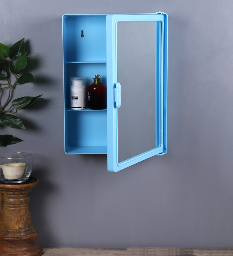 plastic bathroom cabinet with mirror