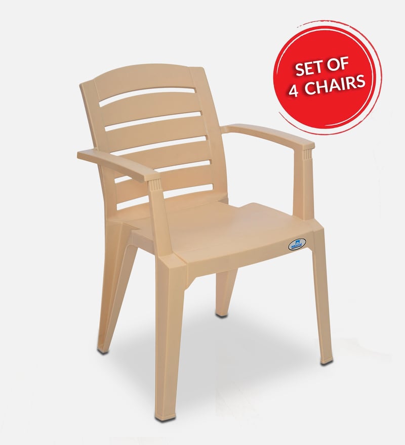 nilkamal plastic chair set of 4