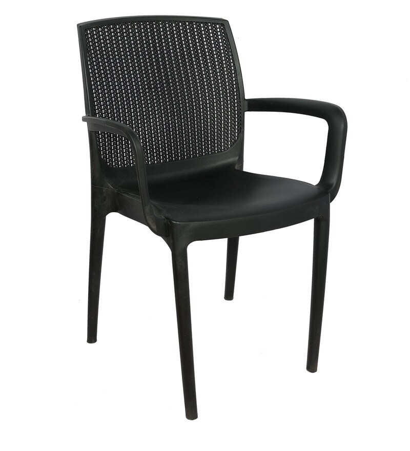Buy Plastic Chair in Black Colour by Creative Seating System Online