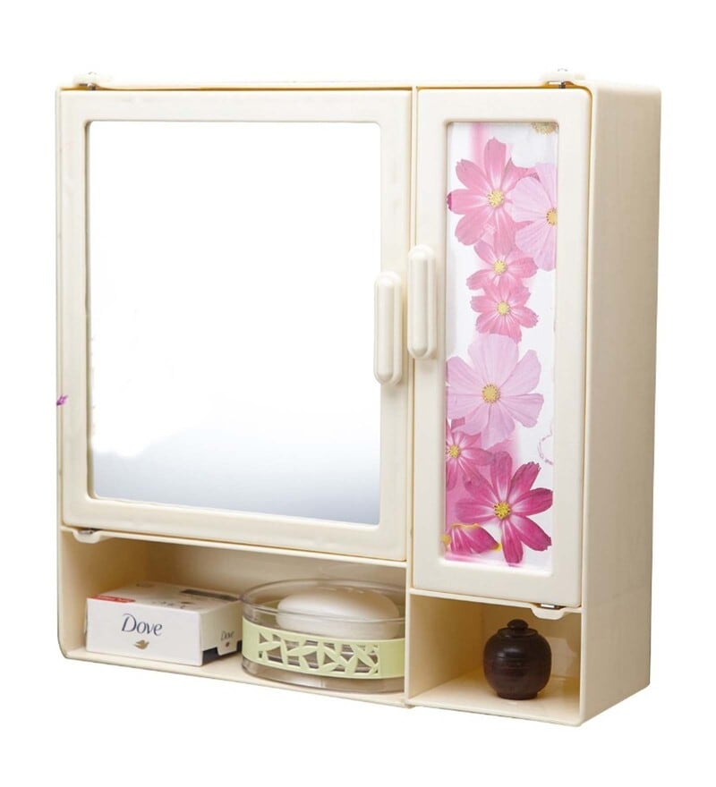 Buy Plastic Double Door Bathroom With Lower Shelf By Zahab