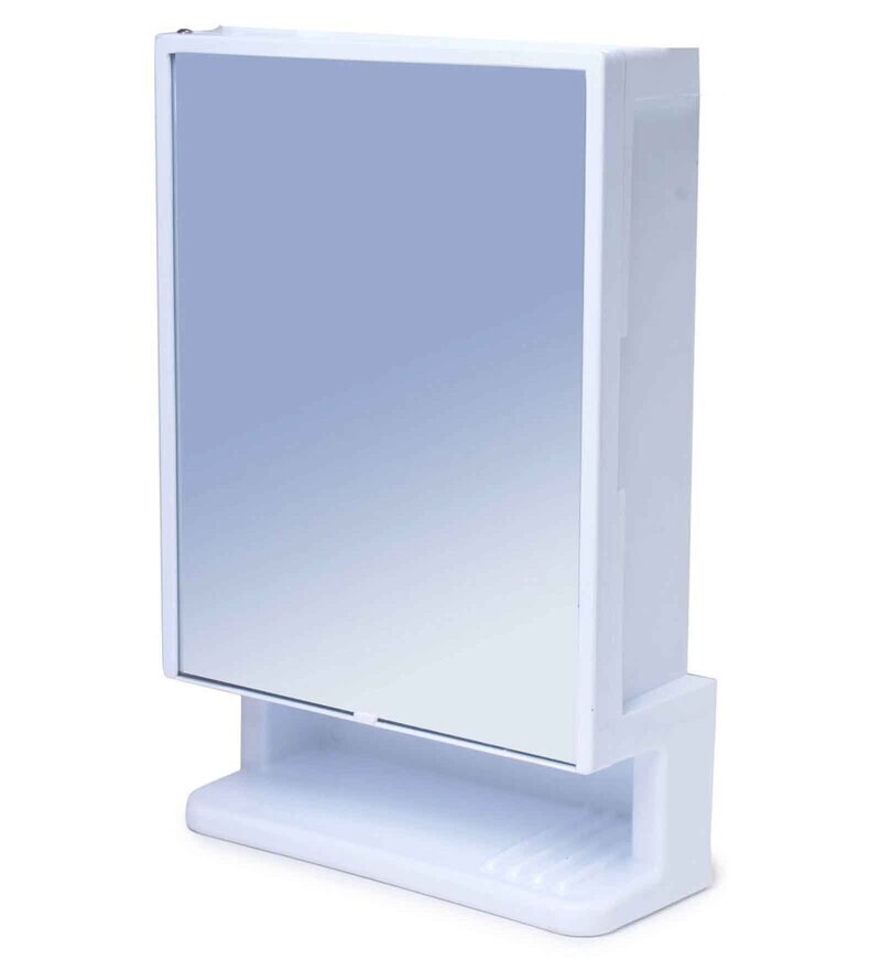 Buy Plastic Elegant Full Mirror With Door Bathroom By zahab Online Bathroom