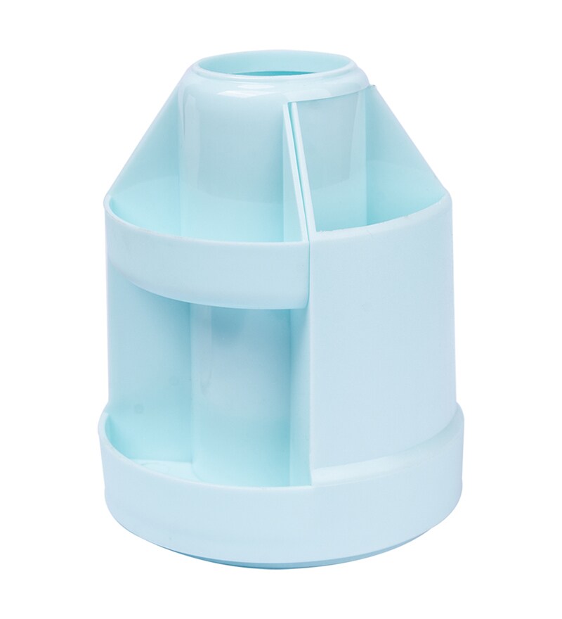 Buy Plastic Round Pen Holder With 5 Compartments By Market 99 Online