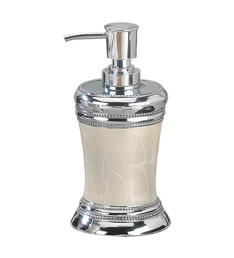 Buy Enamel Counter Top Liquid Soap Dispenser in Beige Online - Soap ...