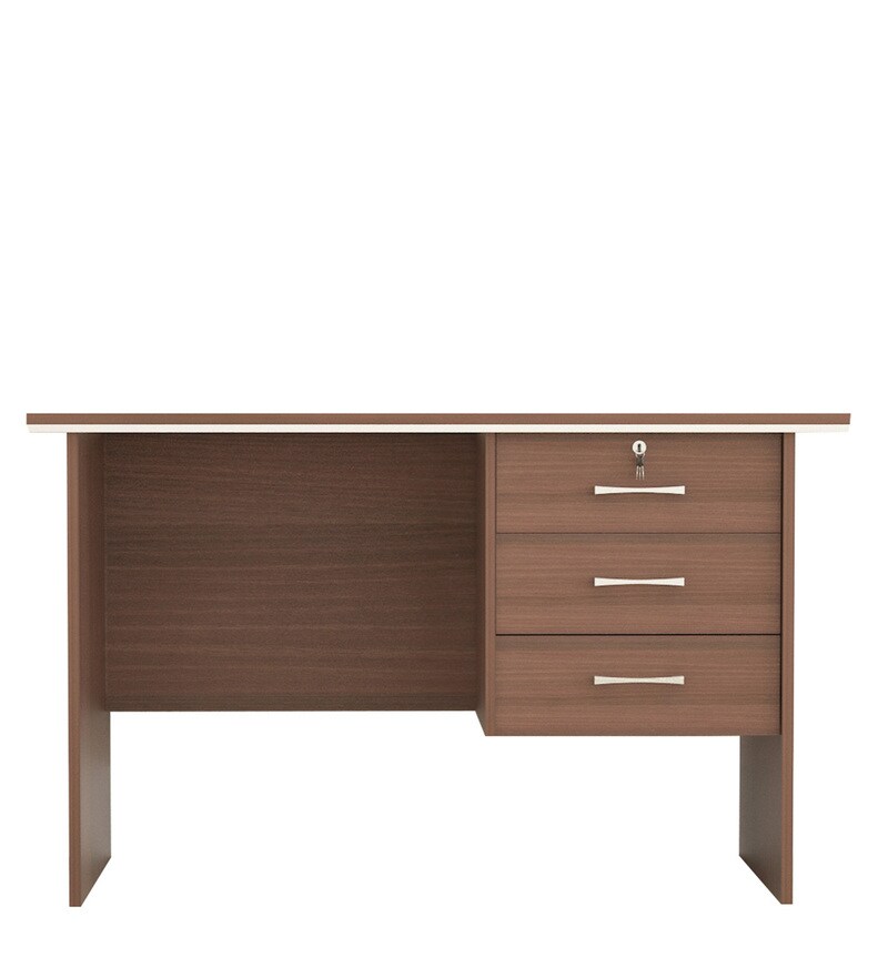 plutus office table in acacia finish by wood you