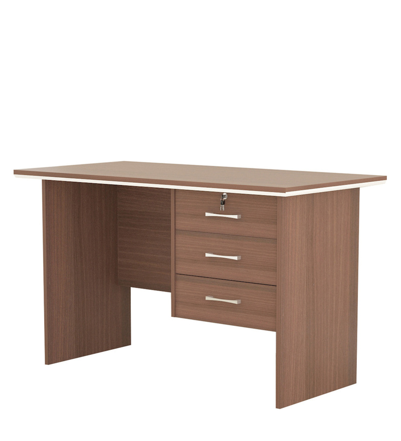 plutus office table in acacia finish by wood you