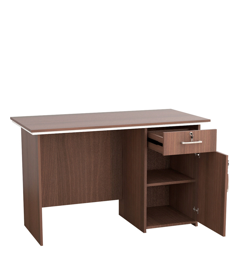 plutus office table in acacia finish by wood you