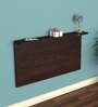 Placido Wall Mounted Table in Flowery Wenge Finish