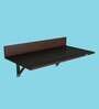 Placido Wall Mounted Table in Flowery Wenge Finish