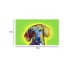 Dachshund Place Multicolour Fabric Dot Mat