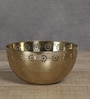 Plaid Powder Gold Iron Bowl