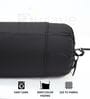 Black Solid Cotton 2 Pcs Bolster Covers