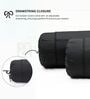 Black Solid Cotton 2 Pcs Bolster Covers