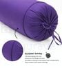 Dark Purple Solid Cotton 2 Pcs Bolster Covers
