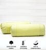 Light Yellow Solid Cotton 2 Pcs Bolster Covers