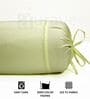 Light Yellow Solid Cotton 2 Pcs Bolster Covers