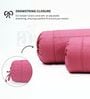 Magenta Solid Cotton 2 Pcs Bolster Covers