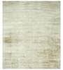 Brown Viscose Solid 5  x 8  Feet Hand Woven Carpet