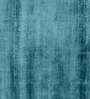 Blue Viscose Solid 5  x 8  Feet Hand Woven Carpet