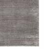 Grey Wool And Viscose Solid 5  x 8  Feet Hand Woven Carpet