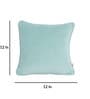 Plain Solid Jessica Cotton 12x12 Inch Cushion Cover