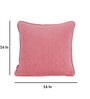 Pink Solid Cotton 16 x 16 Inches Cushion Cover