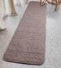 Plain Solid Pattern Polyester 6 x 1 Feet Machine Made Bedside Runner