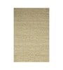 Brown Jute Solid 3  x 5  Feet Hand Woven Carpet