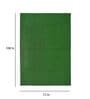 Green Fiber Solid 6 x 9 Feet Machine Made Carpet