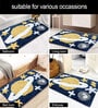 Planet Abstract Microfibre 24x16 Inches Bath Mat