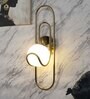 Planet Gold Iron Wall Light