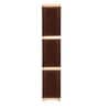 Planet Polypropylene (PP) Plastic Cabinet in Brown Finish