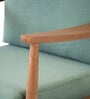 Plank Armchair in Teak Finish and Green Whisper Plank Armchair in Teak Finish and Green Whisper