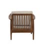 Plank Armchair in Teak Finish and Winter Sand Plank Armchair in Teak Finish and Winter Sand