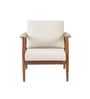 Plank Armchair in Teak Finish and Winter Sand Plank Armchair in Teak Finish and Winter Sand